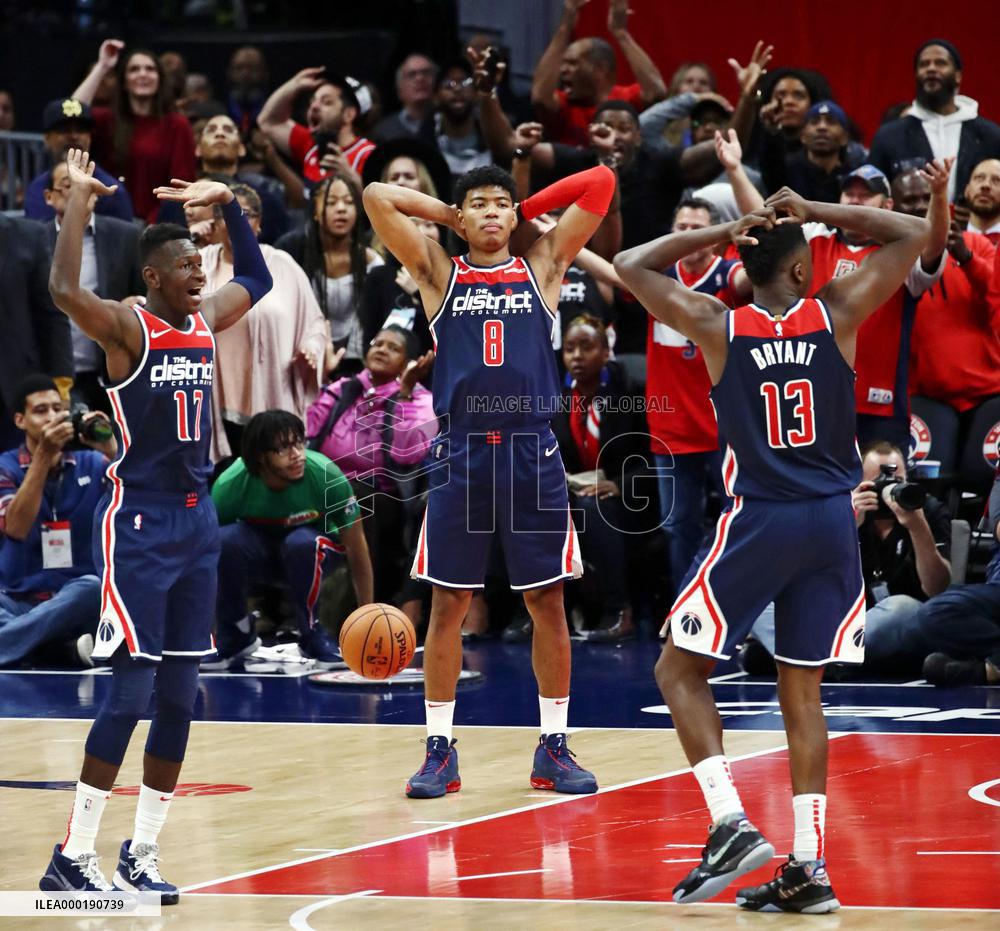 Basketball: Wizards-Rockets NBA game