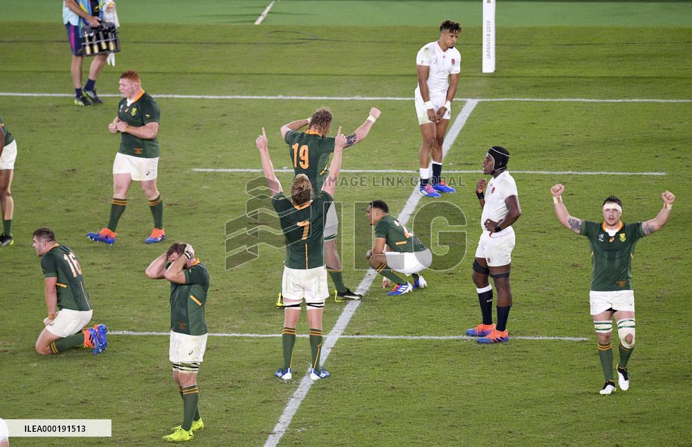 Rugby World Cup in Japan: England v South Africa