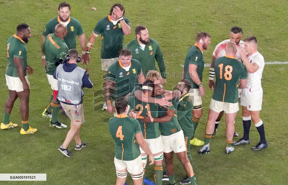Rugby World Cup in Japan: England v South Africa