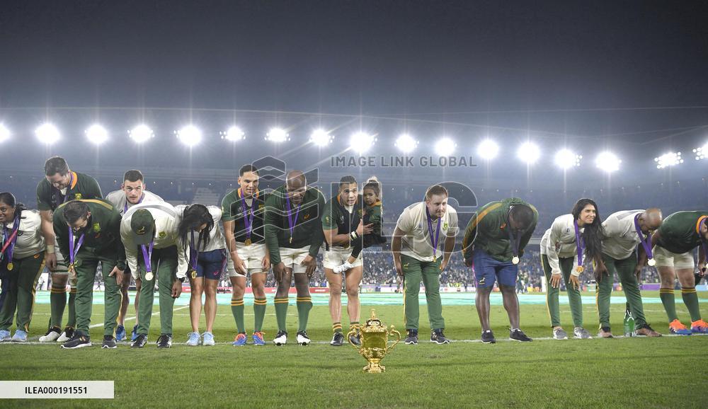 Rugby World Cup in Japan: England v South Africa