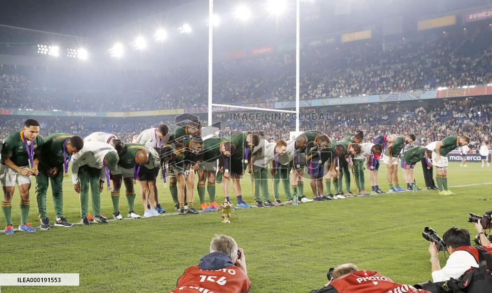 Rugby World Cup in Japan: England v South Africa