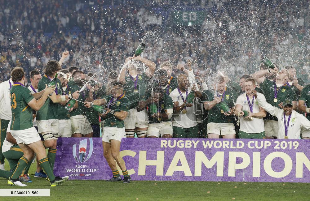 Rugby World Cup in Japan: England v South Africa