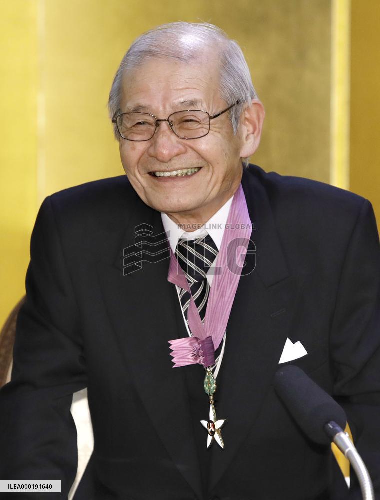 Imperial Palace ceremony for Order of Culture recipients