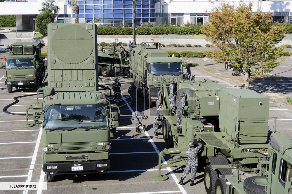 Japan ASDF's PAC-3 interceptor drill