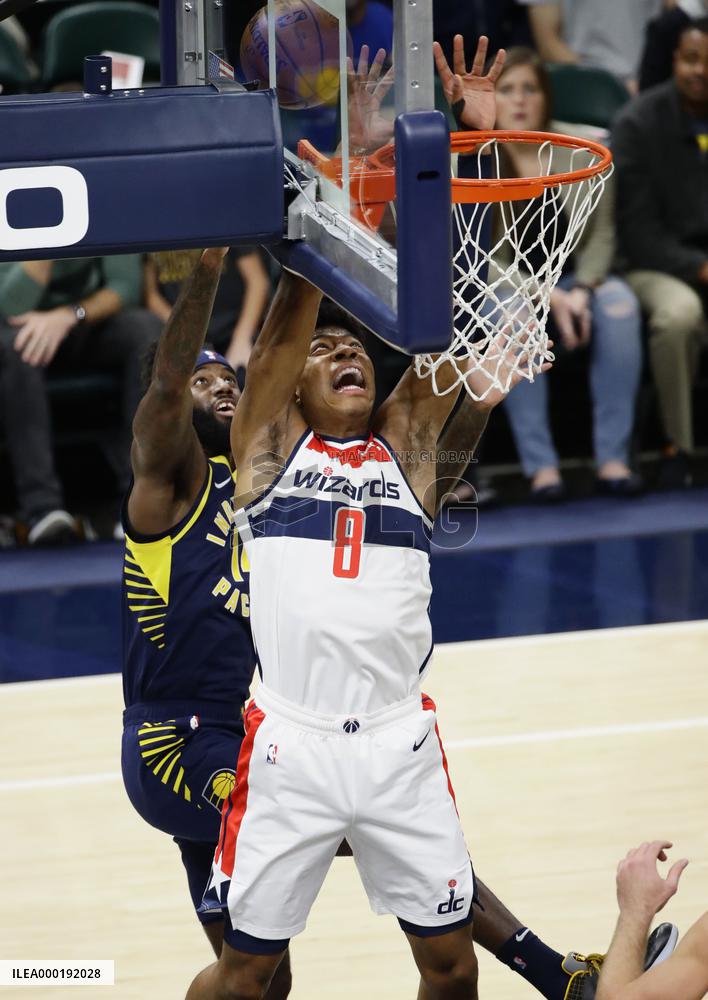 Basketball: Wizards-Pacers NBA game