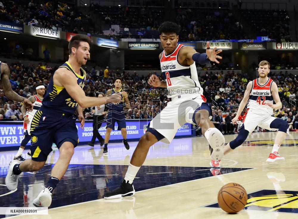 Basketball: Wizards-Pacers NBA game