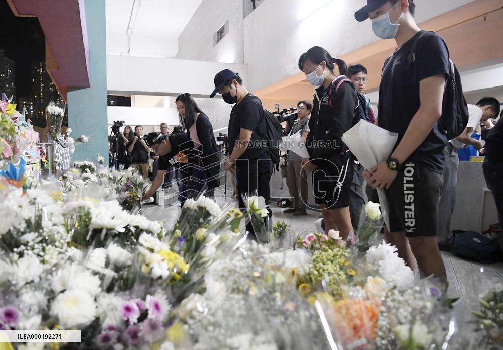 Death of Hong Kong student during protest