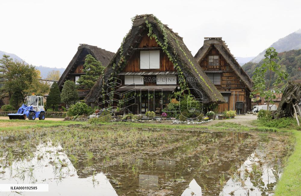 World Heritage farmhouses in Japan