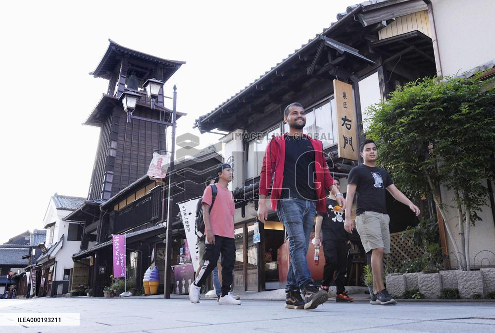 Tourist spot in Japan after state-of-emergency lifting