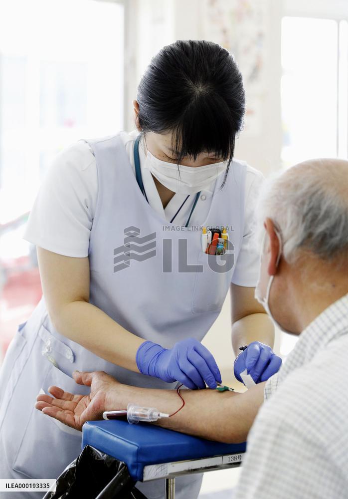 Coronavirus antibody test in Japan