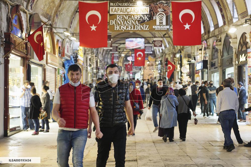 Reopened Grand Bazaar in Istanbul