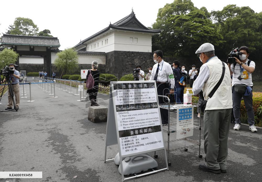 Imperial Palace reopens to public