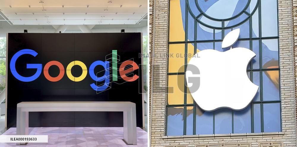Google, Apple logos