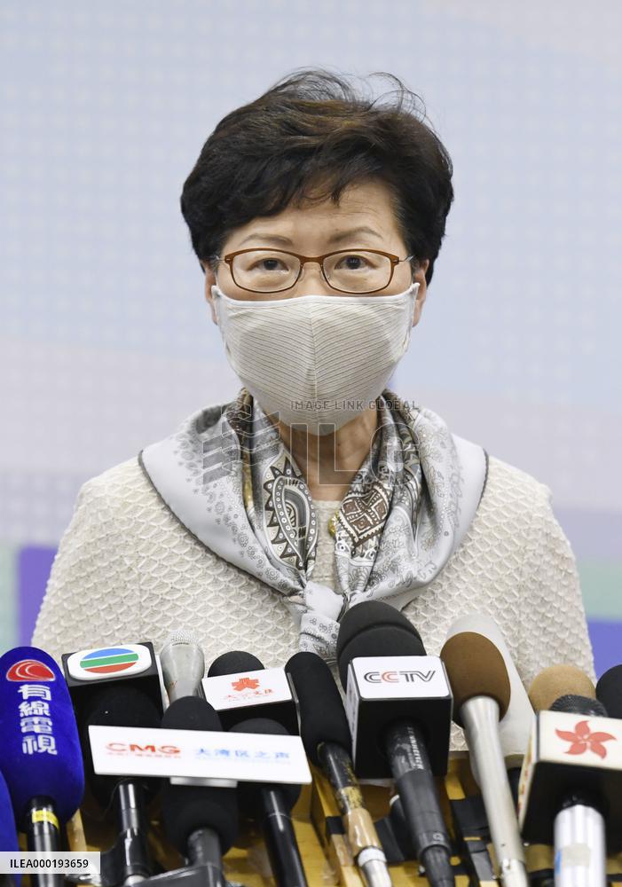 Hong Kong leader Carrie Lam