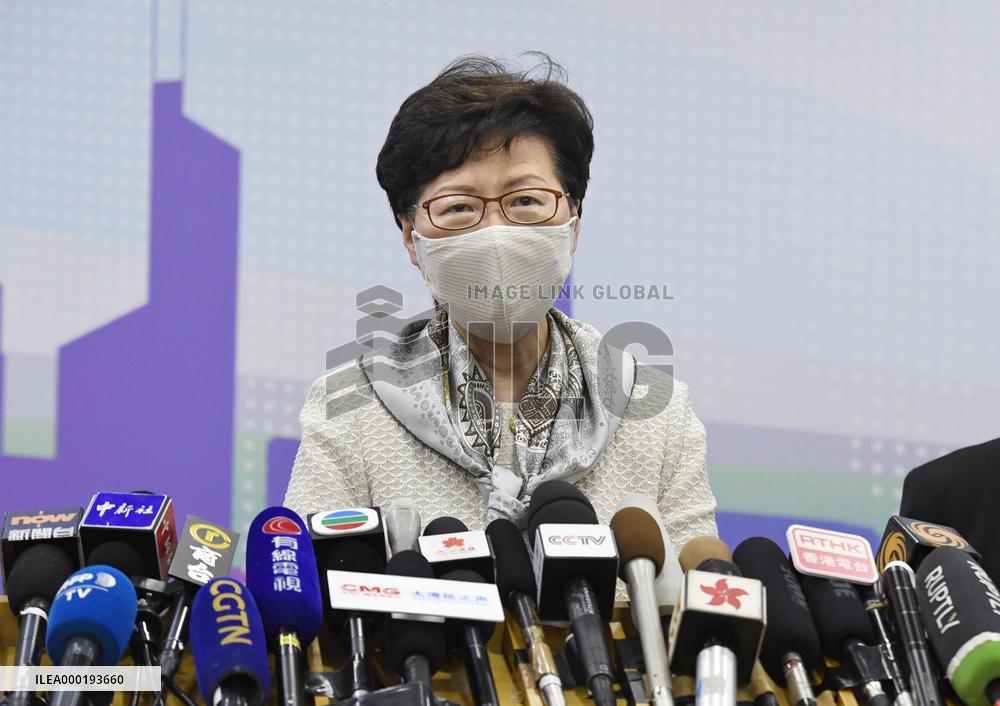 Hong Kong leader Carrie Lam