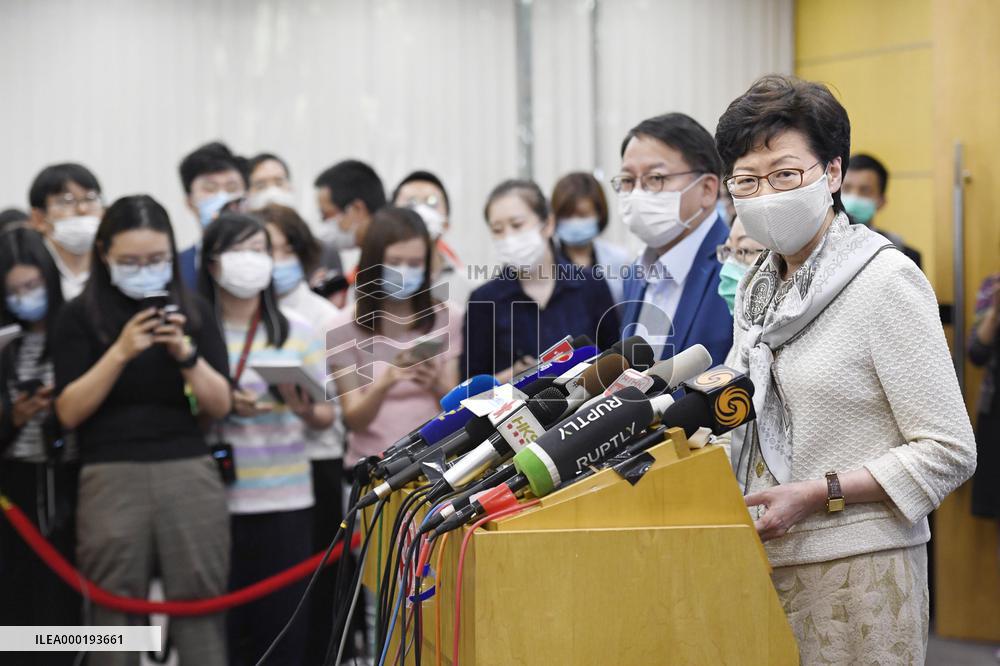 Hong Kong leader Carrie Lam