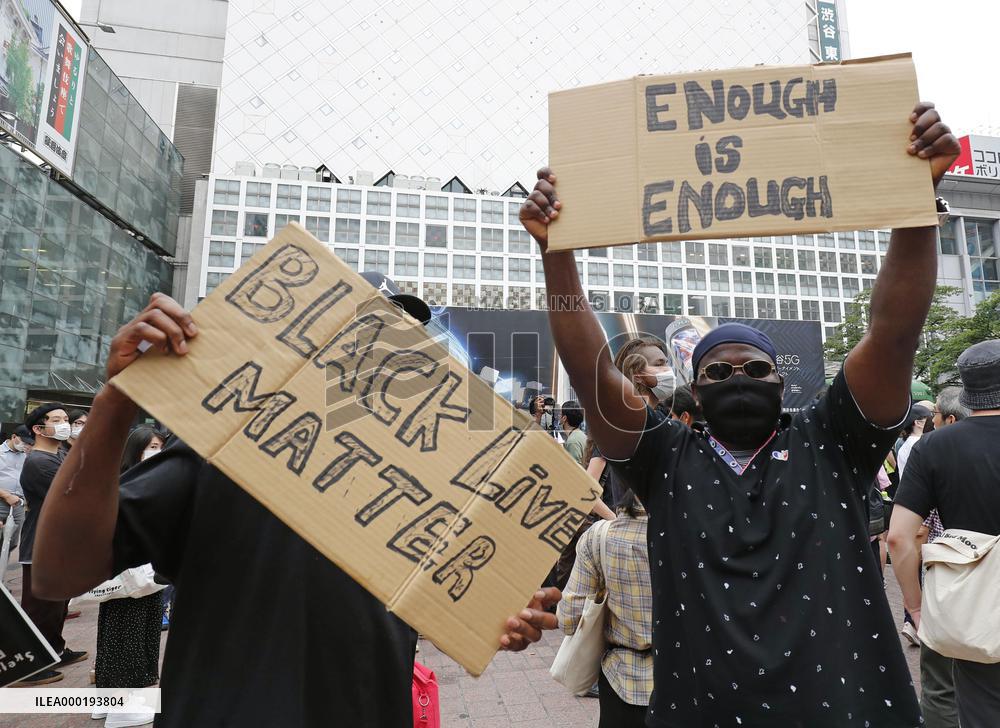 George Floyd protest in Tokyo