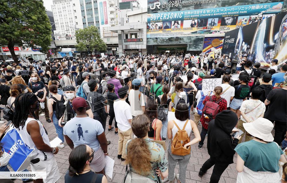 George Floyd protest in Tokyo