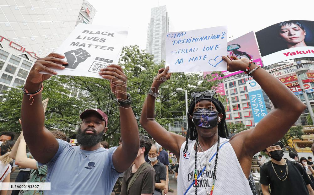 George Floyd protest in Tokyo
