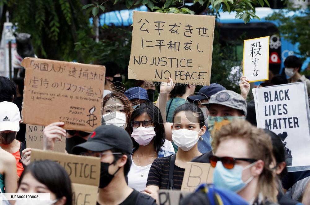 George Floyd protest in Tokyo