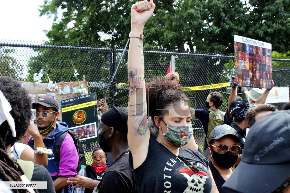George Floyd protest in Washington
