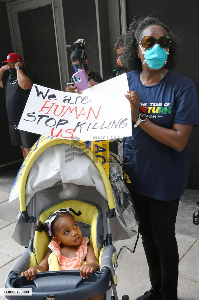 George Floyd protest in Washington