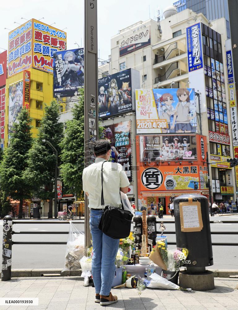 12th anniv. of Akihabara deadly stabbing rampage