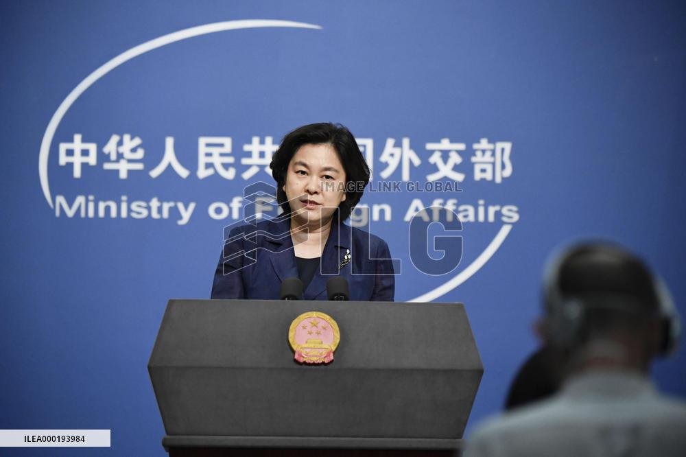 Chinese Foreign Ministry spokeswoman Hua