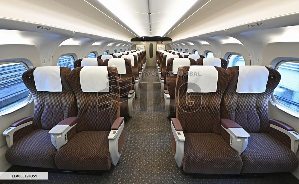 New shinkansen bullet train