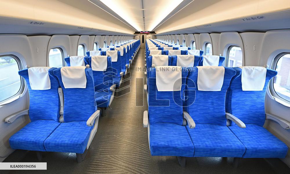 New shinkansen bullet train