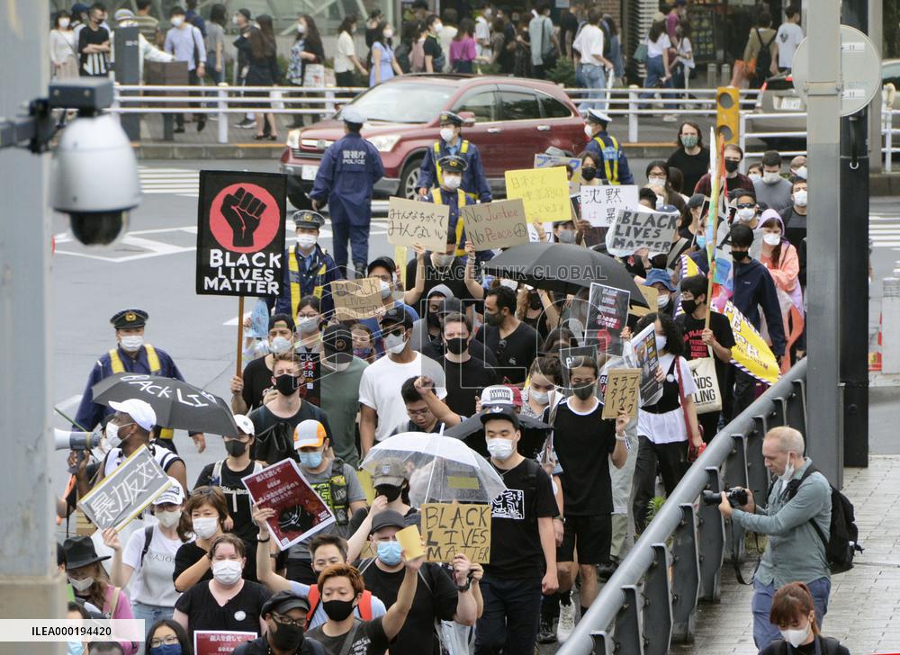 Anti-racism protest in Tokyo