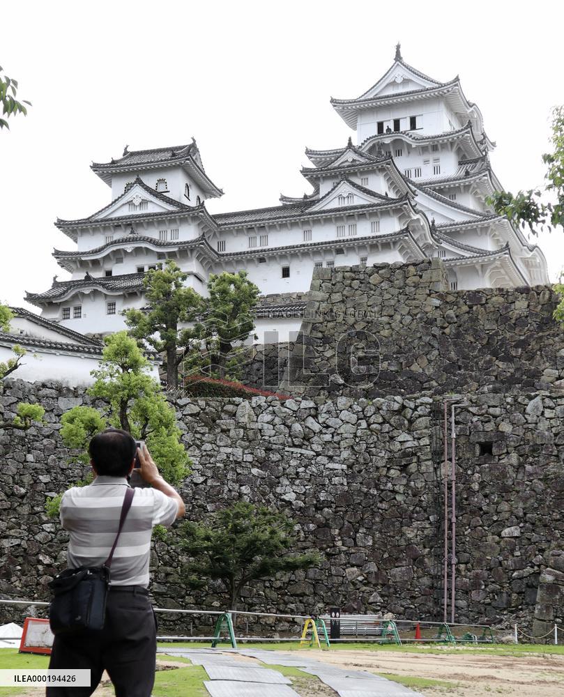Himeji Castle reopens after COVID-19 closure