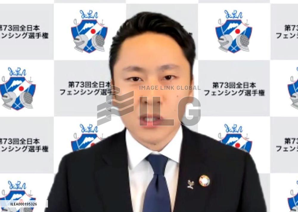 Japan Fencing Federation President Yuki Ota