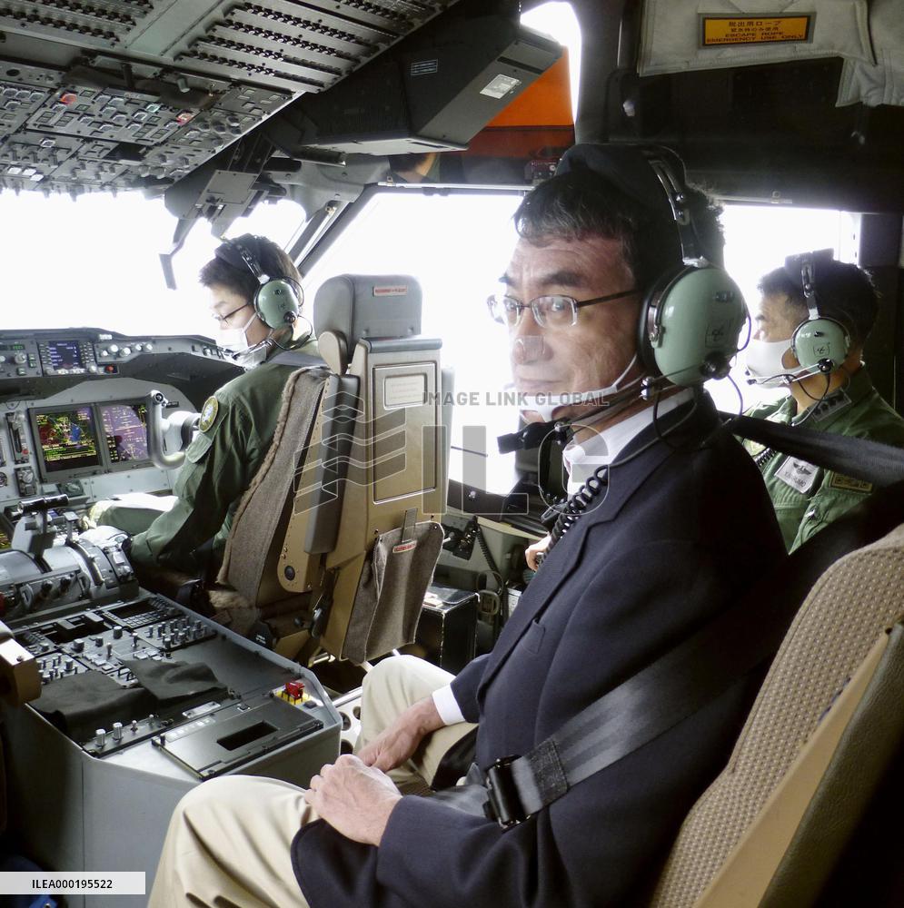 Japan Defense Minister Kono on ASDF aircraft