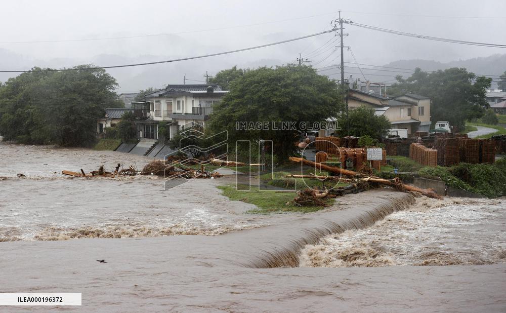 Aftermath of torrential rain in southwestern Japan