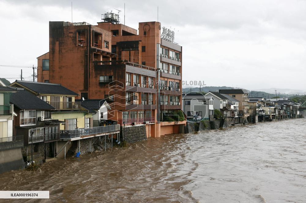 Aftermath of torrential rain in southwestern Japan