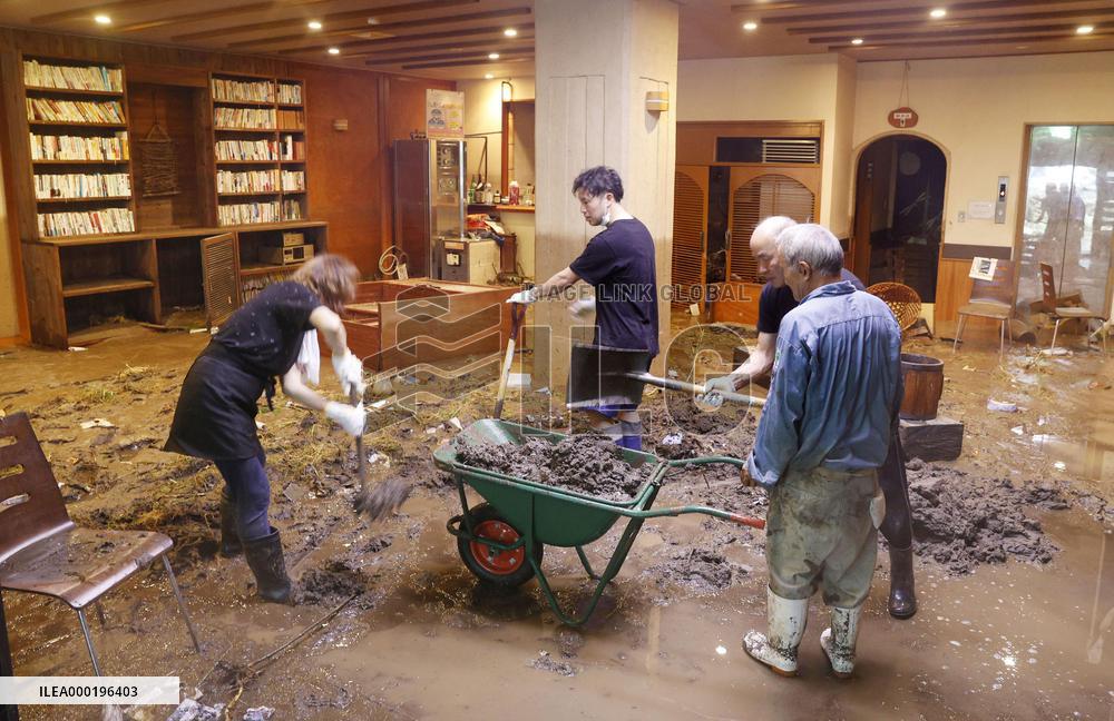 Torrential rain in southwestern Japan