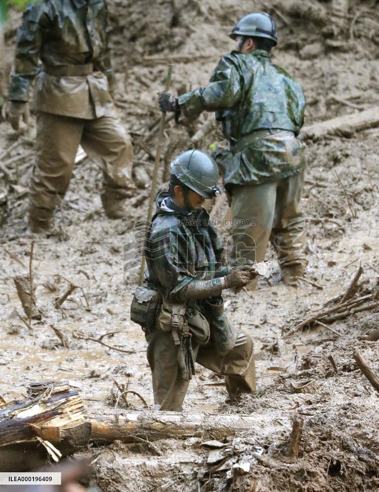 Torrential rain in southwestern Japan