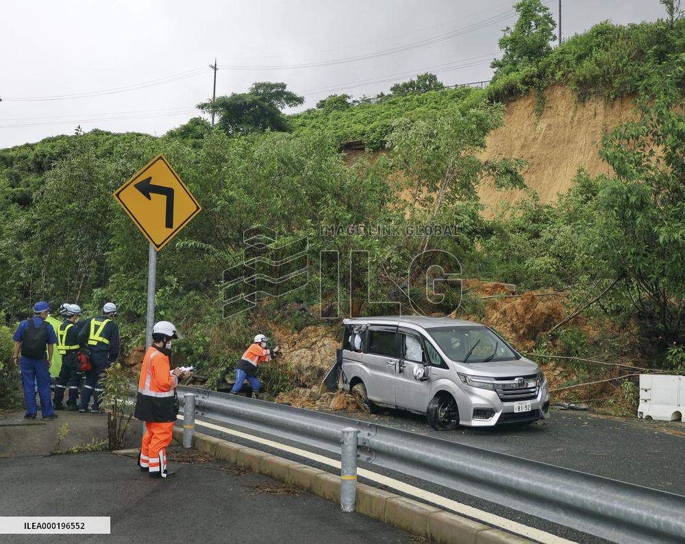 Landslide in Kyoto