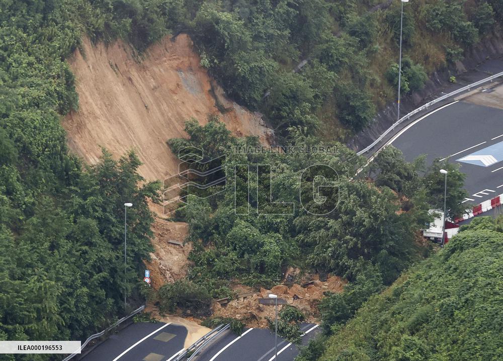 Landslide in Kyoto