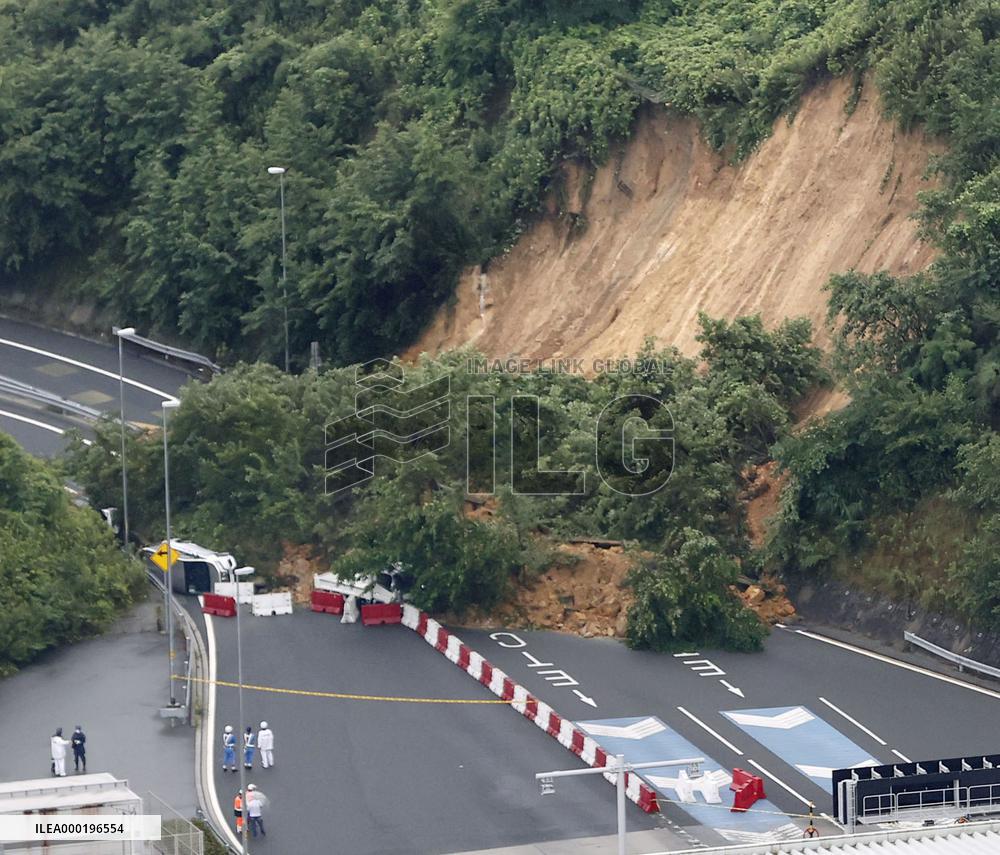 Landslide in Kyoto