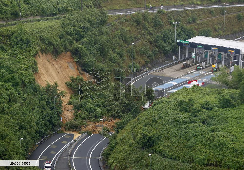 Landslide in Kyoto