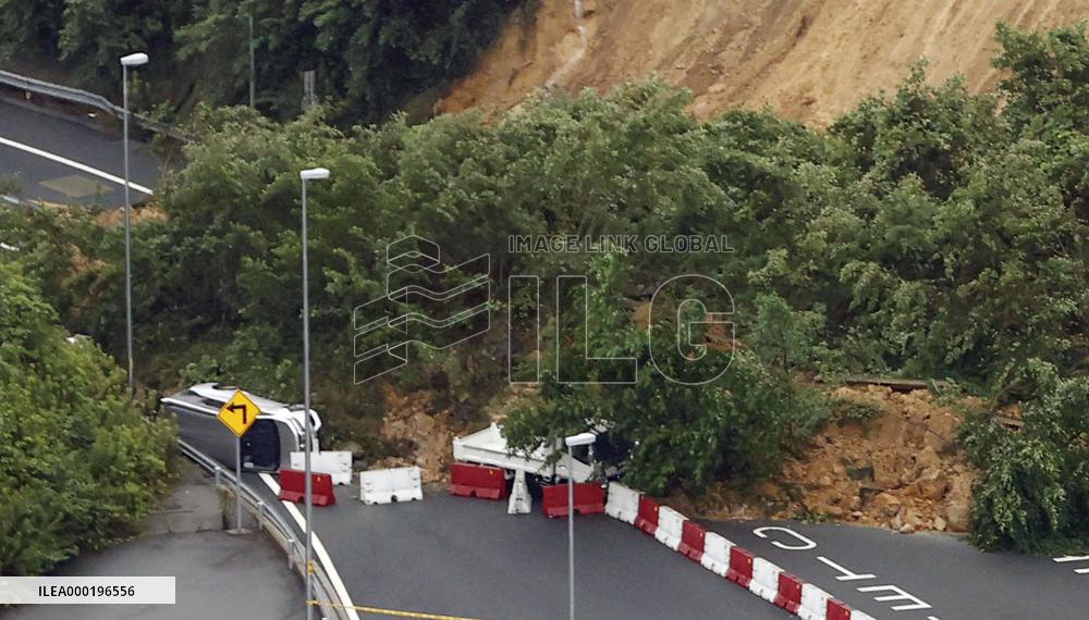 Landslide in Kyoto