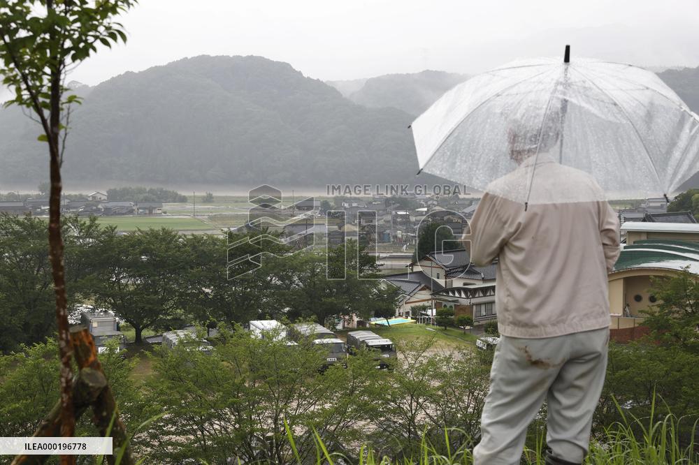 Torrential rain in southwestern Japan