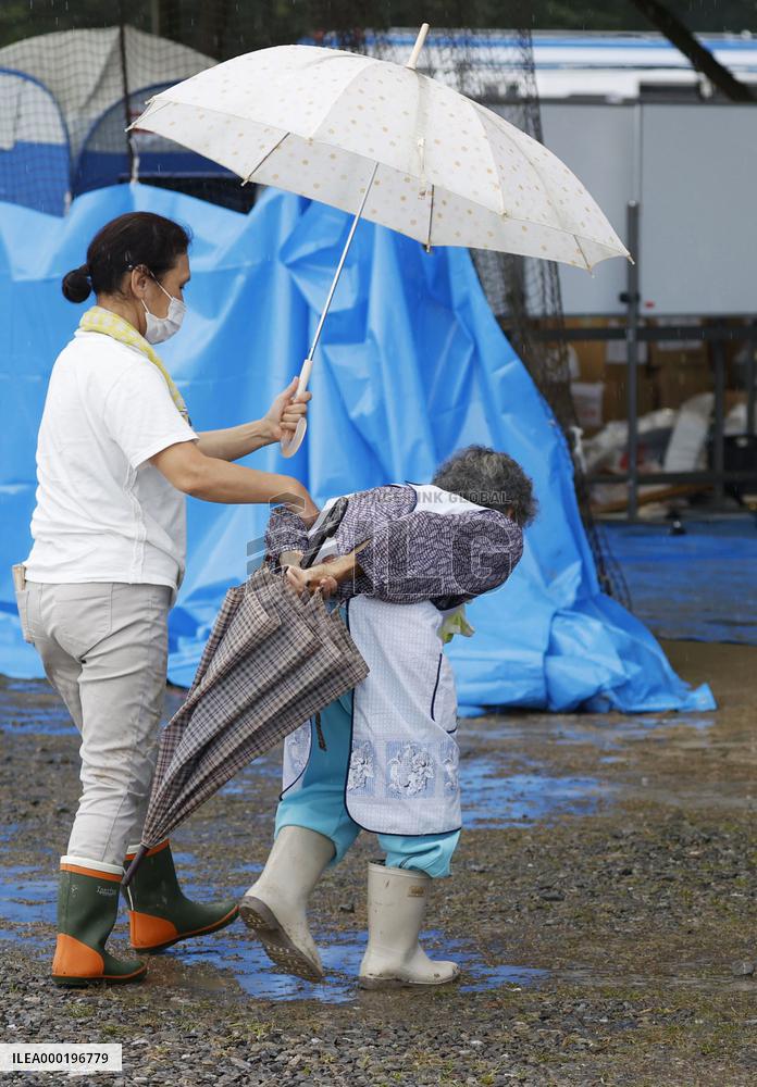 Torrential rain in southwestern Japan