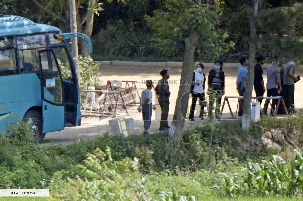 China-North Korea border