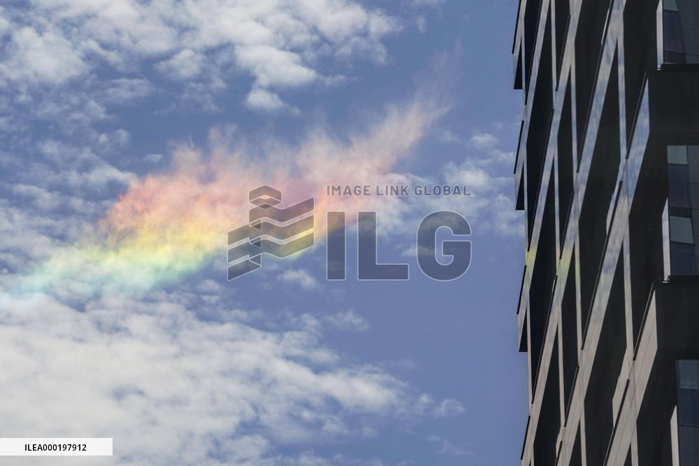 Circumhorizontal arc observed in Tokyo