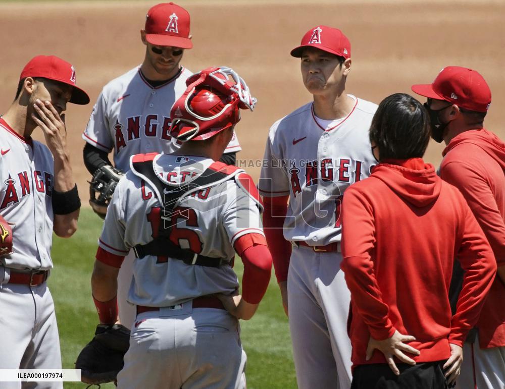 Baseball: Angels v Athletics