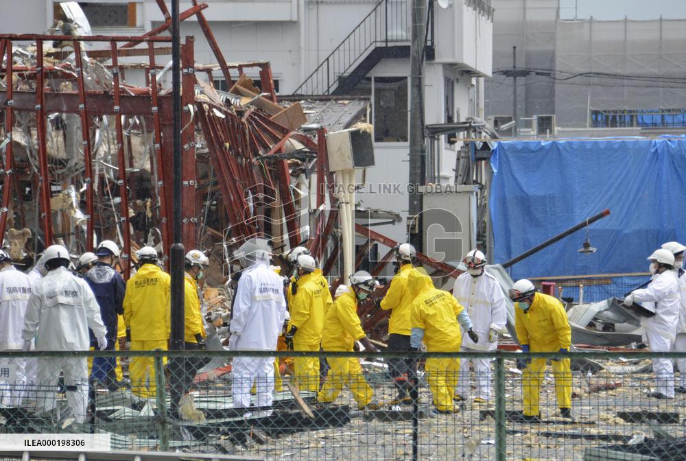Fukushima explosion, gas leak suspected