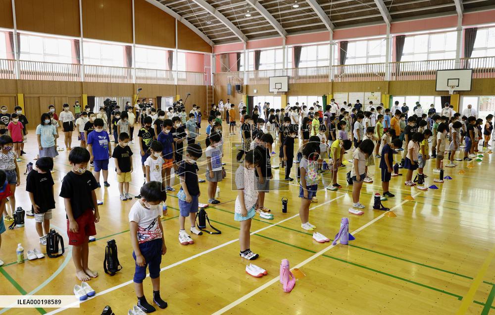 Reopening of schools after torrential rain